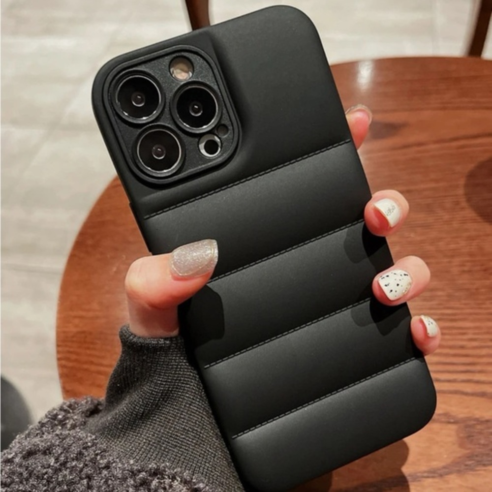 ⚠️Clearance🫧iPhone 14/Pro/Plus/Pro Max Cute Puffer iPhone Case Soft Trendy - Picture 1 of 5